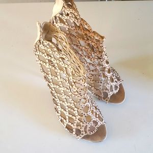 Beautiful stoned heels